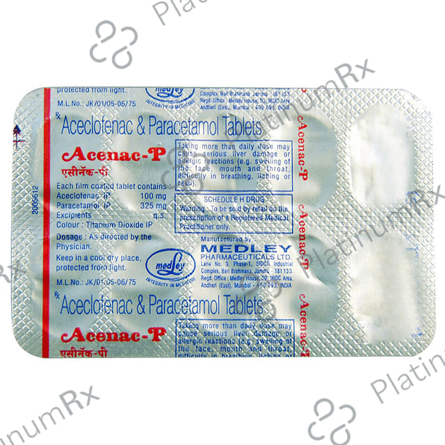 Acenac-P Tablet 10 Tablet