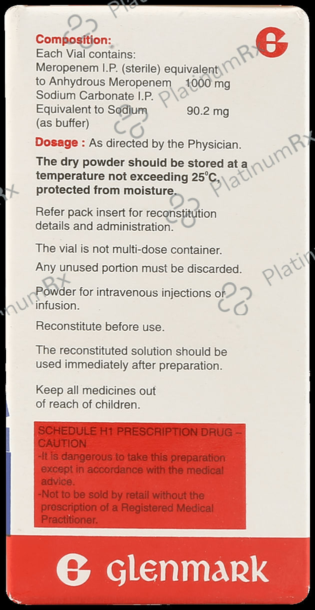 Merrobe 1000mg Injection 1s