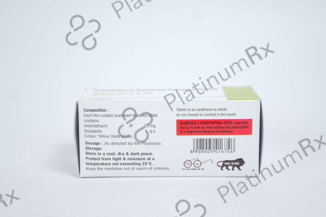 Indicid 75mg Tablet SR 10s