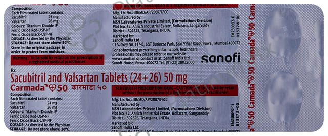 Carmada 50mg Tablet 10s