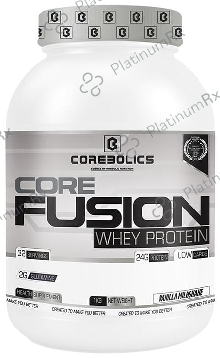 Corebolics Core Fusion Whey Protein Vanilla Milkshake 2 lb