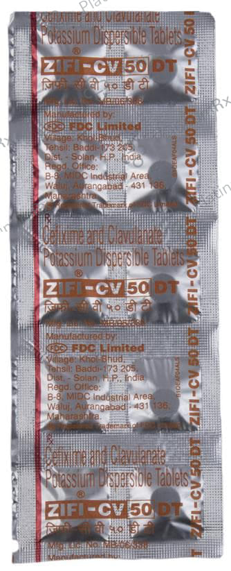 Zifi CV 50/31.25mg DT Tablet 10s