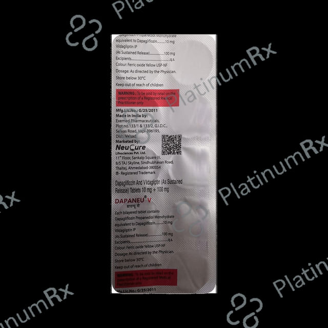 Dapaneu V Tablet SR 10 Tablet SR
