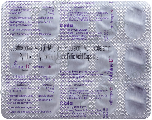 Folinine D Capsule 15s