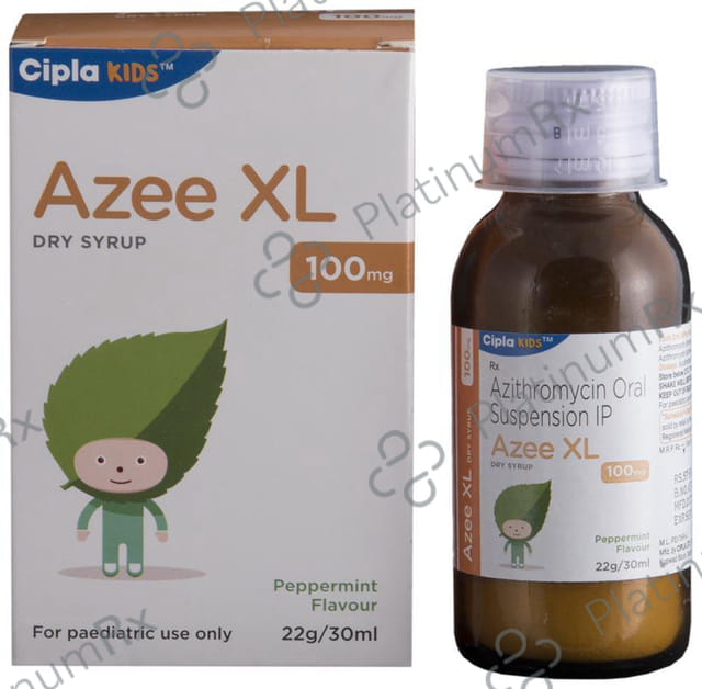 Azee XL 100mg Peppermint Dry Syrup 30ml