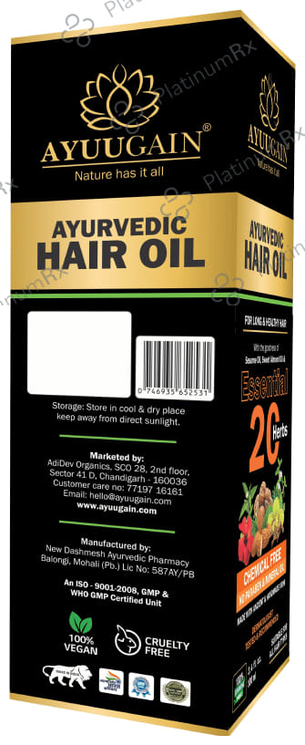 Ayuugain Ayurvedic Hair Oil