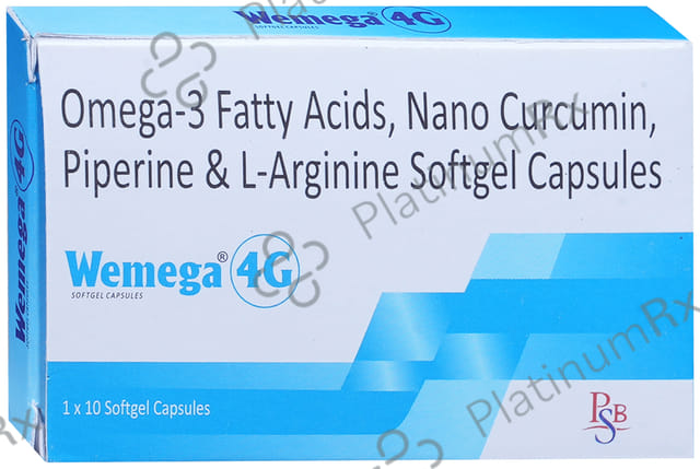 Wemega 4G Softgel Capsule 10s