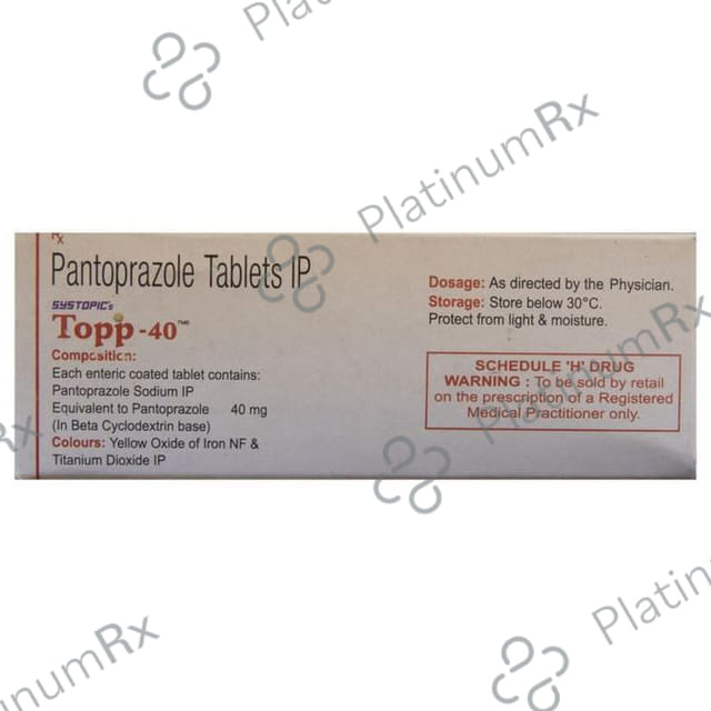 Topp 40mg Tablet 10s