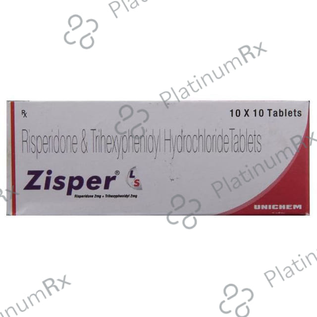 Zisper LS 2/2mg Tablet 10s