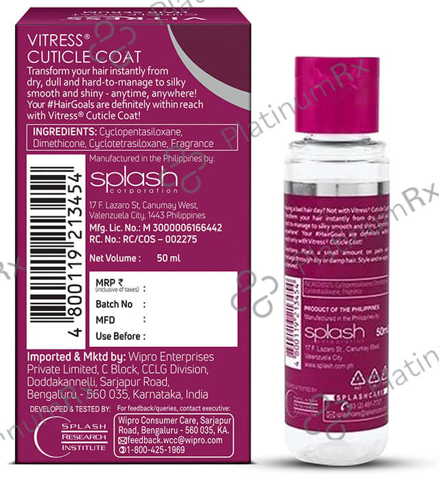 Vitress Cuticle Coat hair Serum Classic 50 Serum