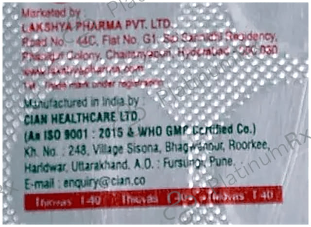 Thiovas T 40mg Tablet