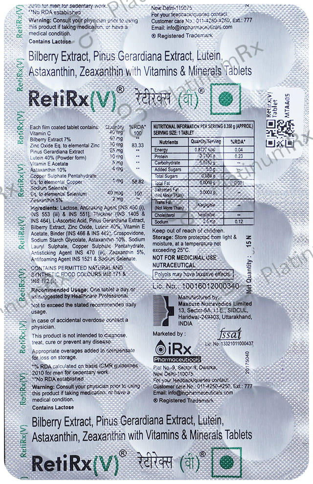Retirx(V) Tablet