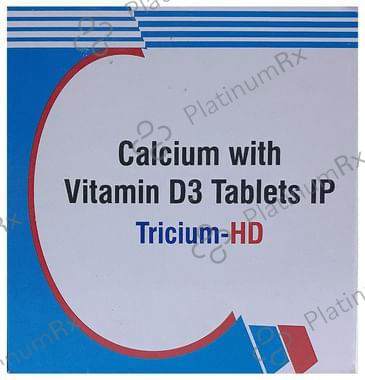 Tricium HD 500mg/1000IU Tablet 15s