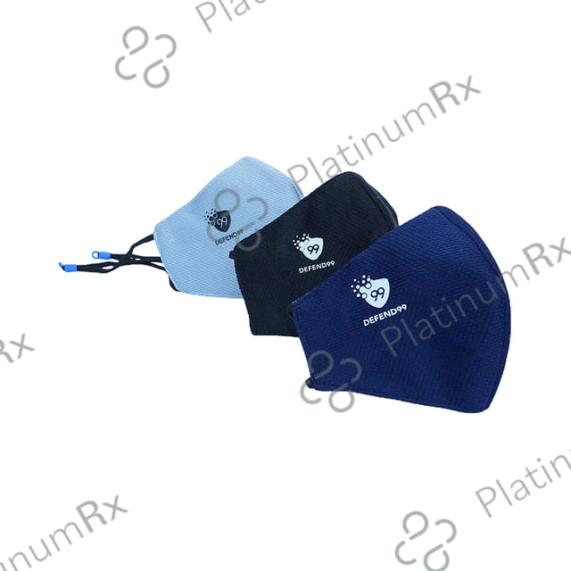 Defend99 Self Sanitizing 99% Filtration Reusable Mask Assorted