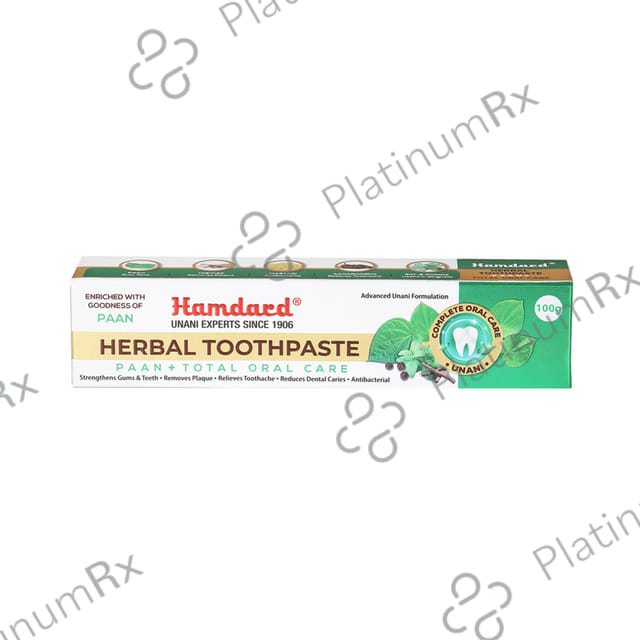 Hamdard Herbal Toothpaste Paan + Total Oral Care