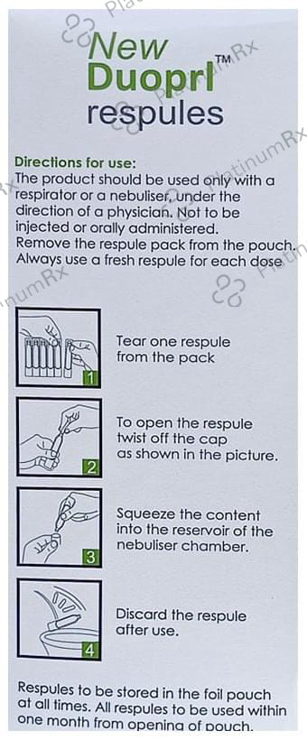 New Duoprl 500mcg/1.25mg Respules 5X2.5ml