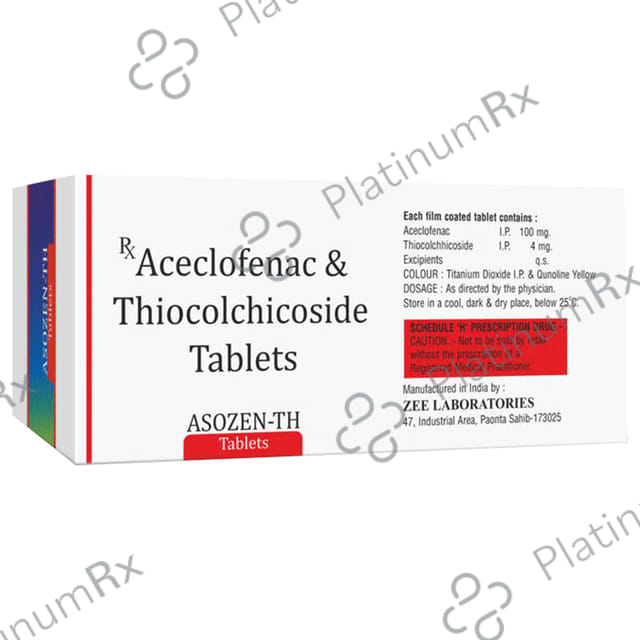 Asozen TH 100/4mg Tablet 10s