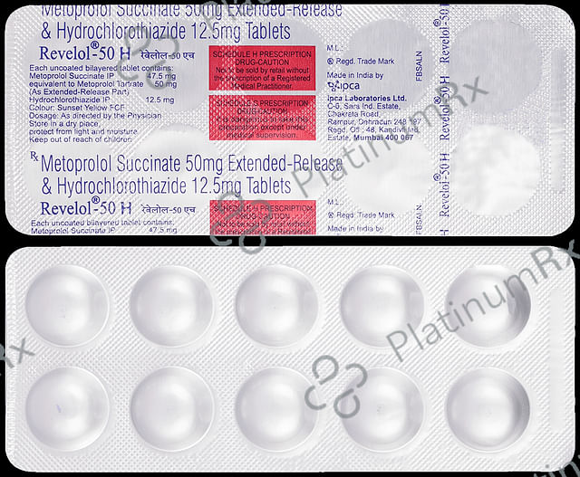 Revelol H 50/12.5mg Tablet ER 10s