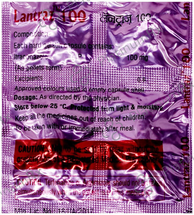 Lantraz 100mg Capsule 10s