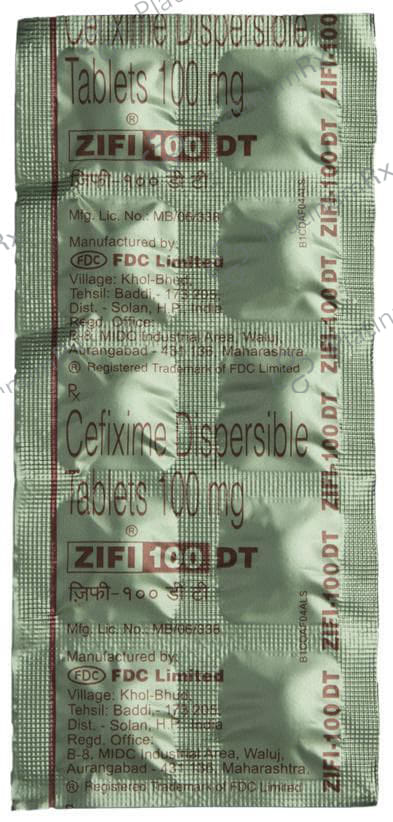 Zifi 100mg DT Tablet 10s