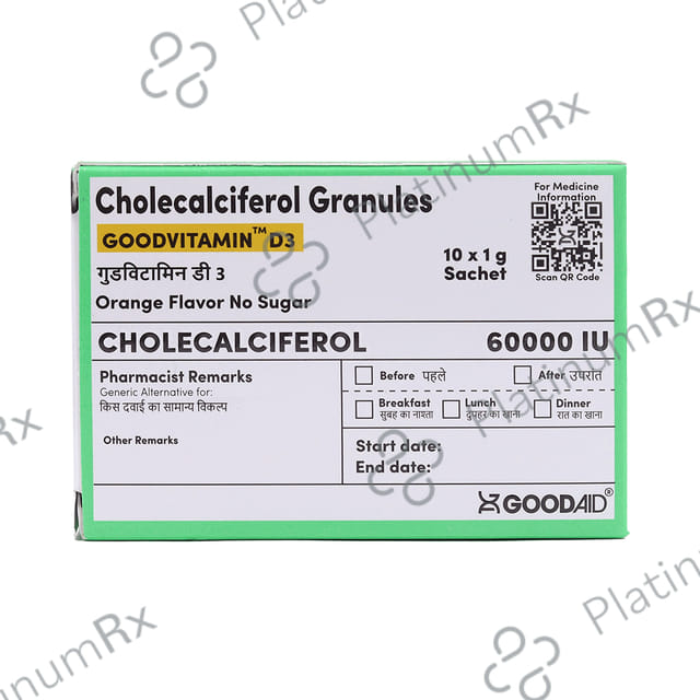 Goodvitamin D3 Sachet 1gm