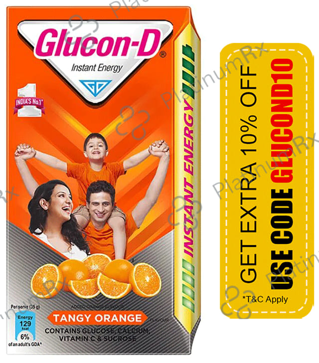 Glucon D with Glucose Tangy Orange Flavour Powder 1kg