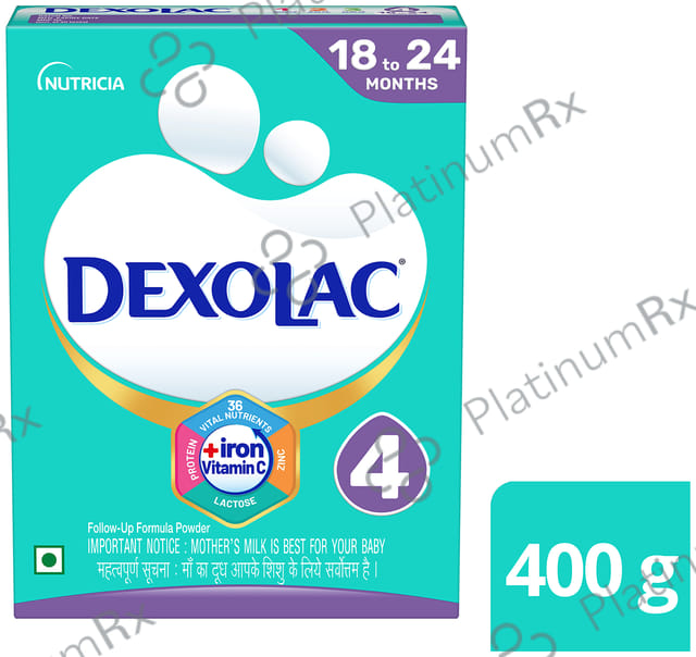 Dexolac 4 Follow Up Formula Stage 4 Powder 400gm