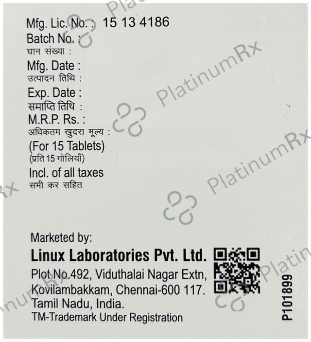 Epitra 500mg Tablet 15s