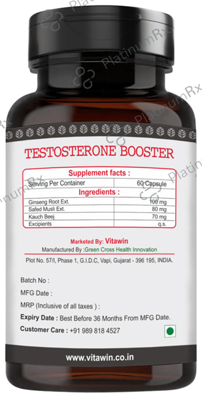 Vitawin Testosterone Booster Vegetarian Capsule