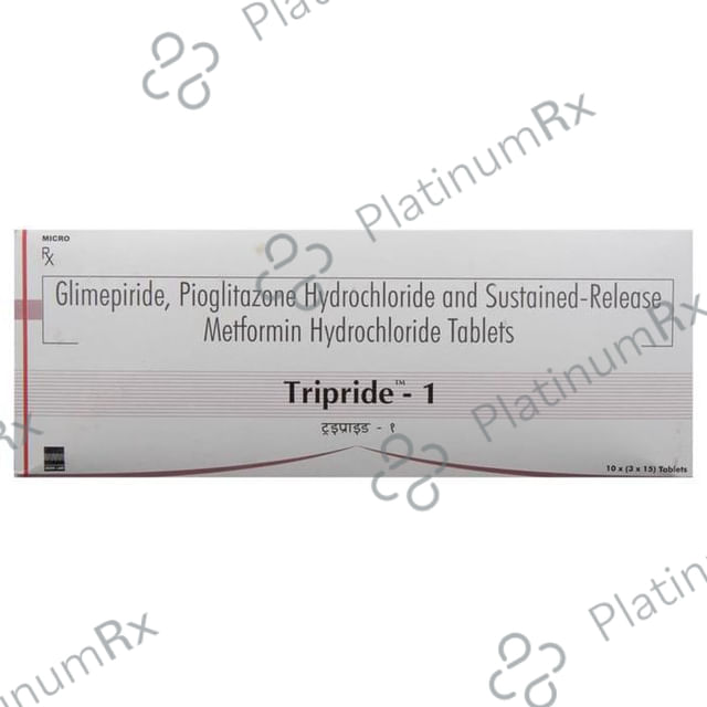 Tripride 1/500/15mg Tablet SR 15s