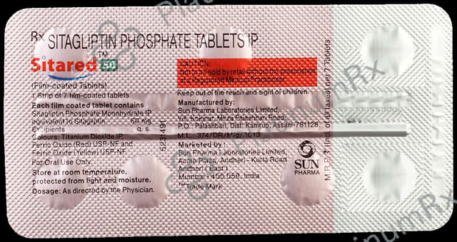 Sitared 50mg Tablet 7s