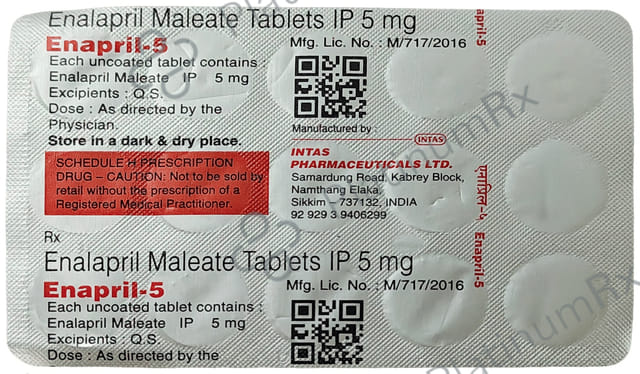 Enapril 5mg Tablet 10s