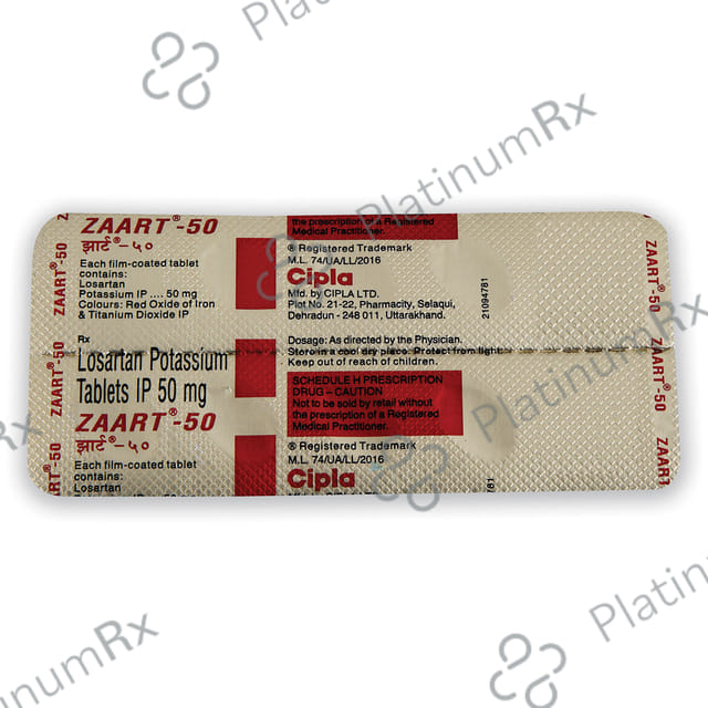 Zaart 50 Tablet