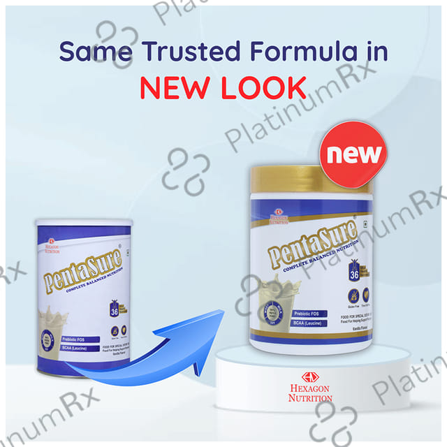 PentaSure Complete Balanced Nutrition Vanilla Flavour Powder 1kg