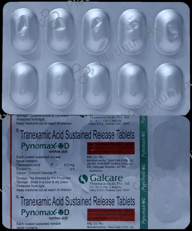 Pynomax OD 500mg Tablet SR 10s