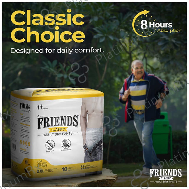 Friends Classic Adult Dry Pant Diaper XXL 10s