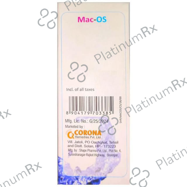 Mac OS 1000/20mg Suspension 100ml