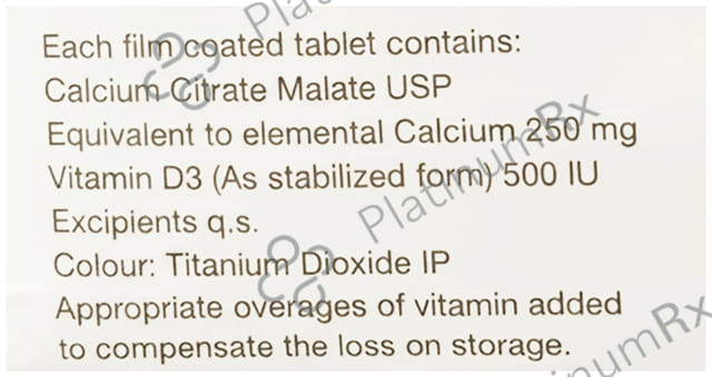 Xtracal 250mg/500IU Tablet 15s