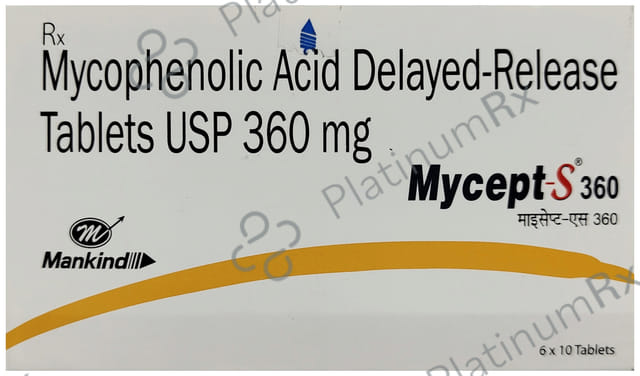 Mycept S 360mg Tablet 10s