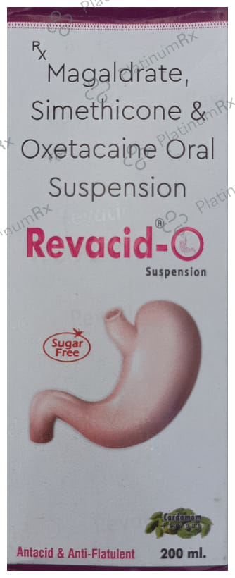 Revacid-O Oral Suspension Cardamom Sugar Free