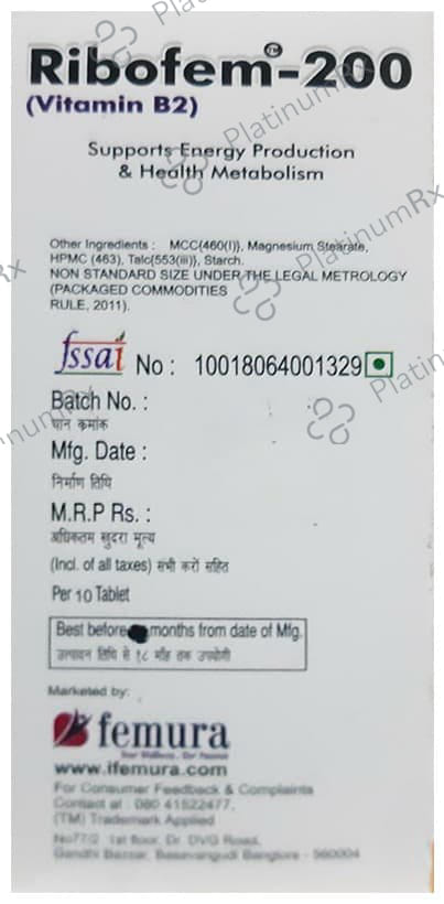 Ribofem 200mg Tablet 10s