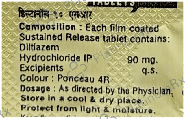 Diltanol 90mg Tablet SR 10s