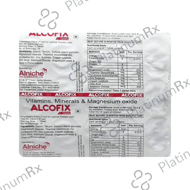 Alcofix Tablet 15s