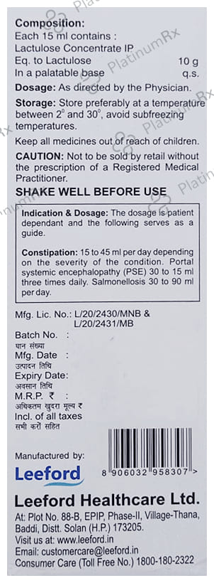 Freelac 1000mg Oral Solution 100ml