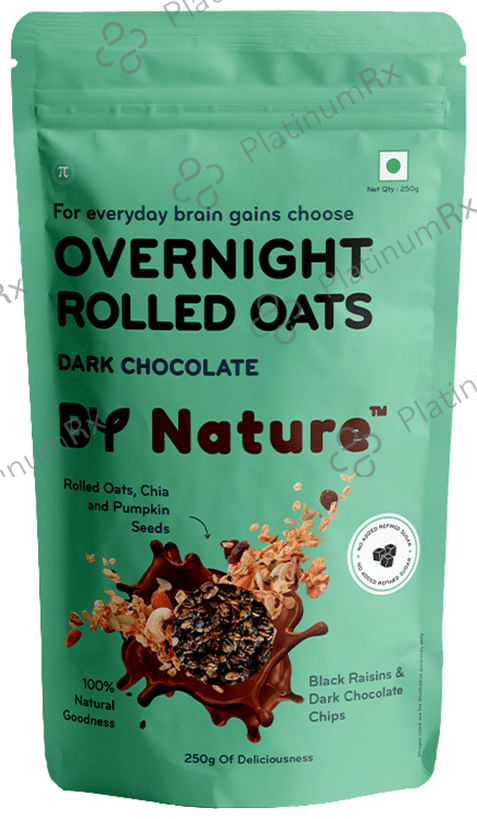 By Nature Overnight Rolled Oats with Dark Chocolate, Chia & Pumpkin Seeds