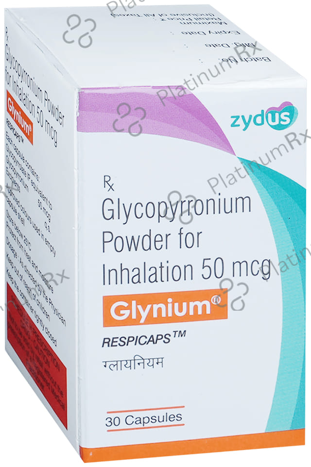 Glynium 50mcg Respicap 30s