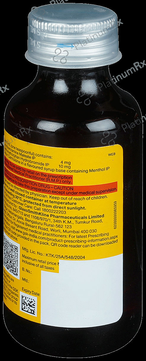 Piriton CS 4/10mg Syrup 100ml