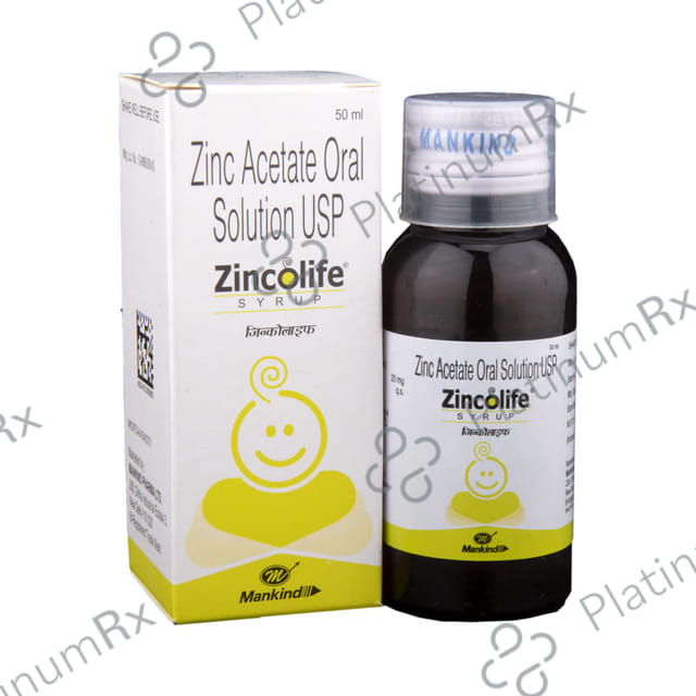 Zincolife 20mg Suspension 50ml