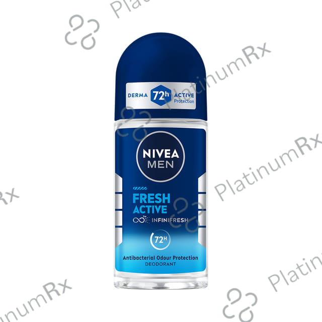 Nivea Men Deodorant Roll On Fresh Active 50ml