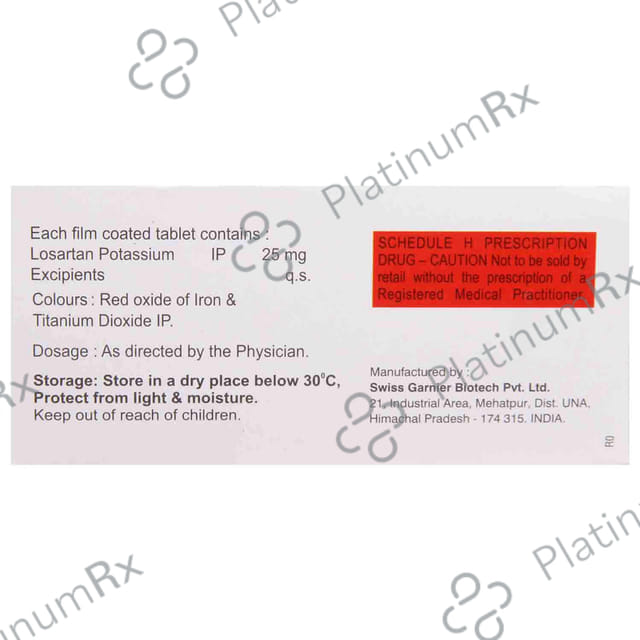 Losacure 25mg Tablet